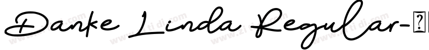 Danke Linda Regular字体转换